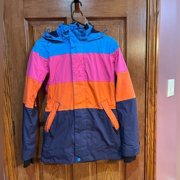Burton eclipse night rider colour block ski jacket XS - Picture 2 of 16